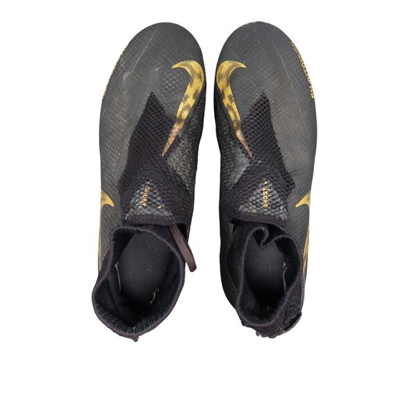 Nike Shoes Mens 7 Soccer Cleats Phantom Vision Pro FG Black Gold Athletic Sport - Picture 8 of 14